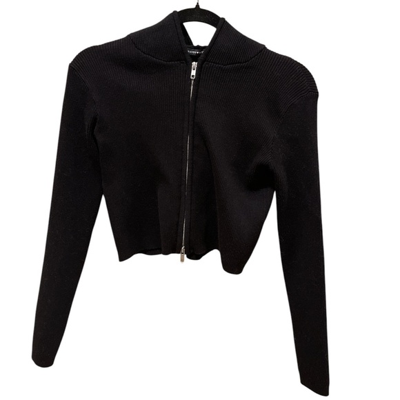 Brandy Melville Double Zip Hoodie Size OS - Picture 5 of 7